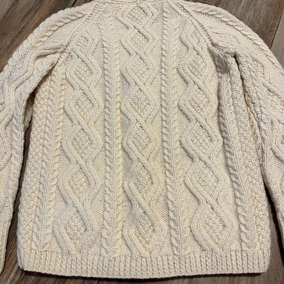 Kennedy of Ardara Vintage 100% Wool Sweater Button Down Republic of Ireland Lg - Picture 6 of 8